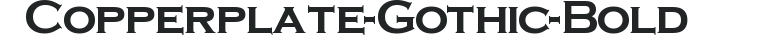 Copperplate-Gothic-Bold preview