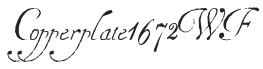 Copperplate 1672 WF preview