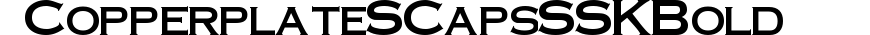 CopperplateSCapsSSK Bold preview