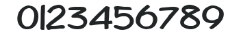 Copybook-Extended Bold numbers preview