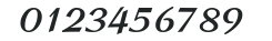 CoronationScript Bold numbers preview
