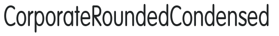 CorporateRoundedCondensed letters preview