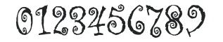 Corps-Script numbers preview