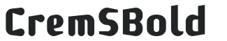 Crem S Bold letters preview