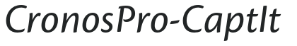 CronosPro-CaptIt letters preview