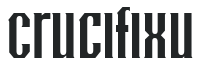Crucifix U letters preview