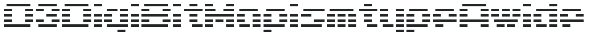 D3 DigiBitMapism type A wide letters preview