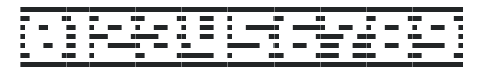 D3 DigiBitMapism type B wide numbers preview