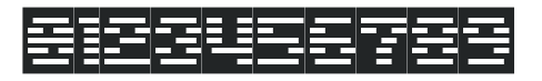 D3 DigiBitMapism type C numbers preview