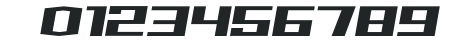 D3 Factorism Italic numbers preview
