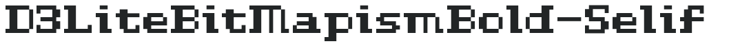 D3 LiteBitMapism Bold-Selif preview