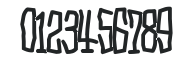 D3 Skullism Alphabet Bold numbers preview