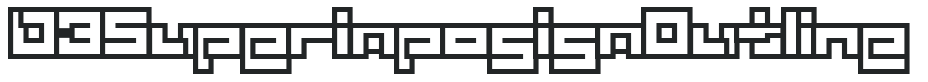 D3 Superimposism Outline preview