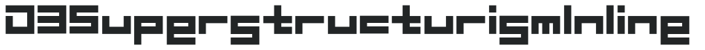 D3 Superstructurism Inline letters preview