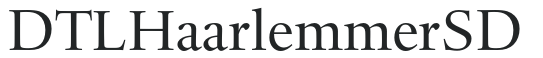 DTLHaarlemmerSD letters preview