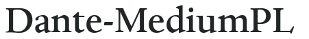 Dante-MediumPL preview