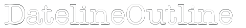 DatelineOutline letters preview