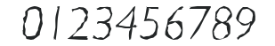 DavidBeckerRandom-Xlight-Italic numbers preview