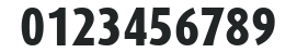 DaxCondensed-ExtraBold numbers preview