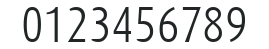DaxCondensed-Light numbers preview