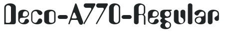 Deco-A770-Regular preview