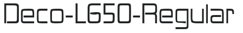 Deco-L650-Regular preview