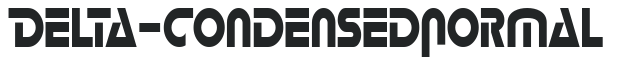 Delta-Condensed Normal letters preview