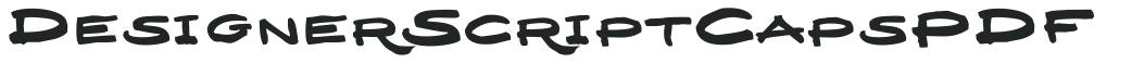 DesignerScript Caps PDF letters preview
