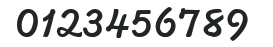 Di Narrow Bold numbers preview