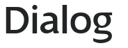 Dialog letters preview