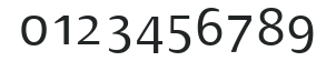 Dialog Light SmallCaps numbers preview