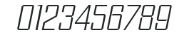 Diamond Light SF Italic numbers preview