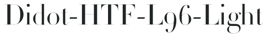 Didot-HTF-L96-Light preview