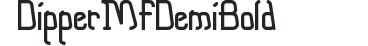 Dipper MF Demi Bold preview
