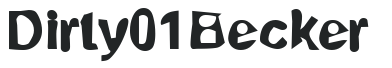 Dirty01 Becker letters preview
