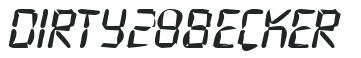 Dirty28 Becker letters preview