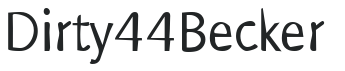 Dirty44 Becker letters preview