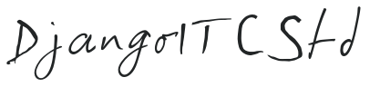 Django ITC Std letters preview