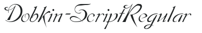 Dobkin-Script Regular preview