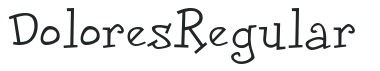 DoloresRegular preview