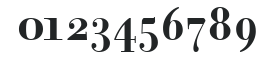 Donatora Display OSF Bold numbers preview