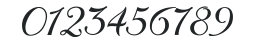 Donna Bodoni Aa Script PDF numbers preview