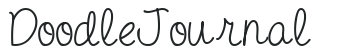 Doodle Journal letters preview
