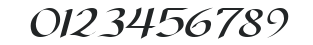 DorovarItalic numbers preview