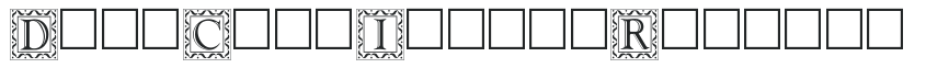 Drop Caps Inline Regular letters preview