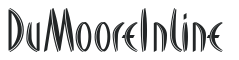 DuMoore Inline letters preview