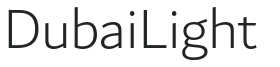 Dubai Light letters preview