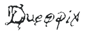 Dueopix letters preview