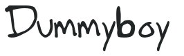 Dummyboy letters preview
