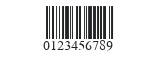 EAN-13 Half Height numbers preview